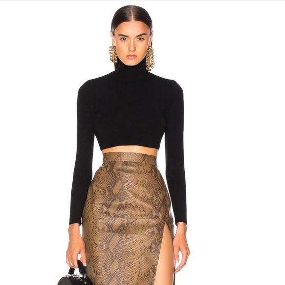 Zeynep Arcay Cropped Knit Turtleneck Sweater US8 New With Tags - Picture 14 of 16